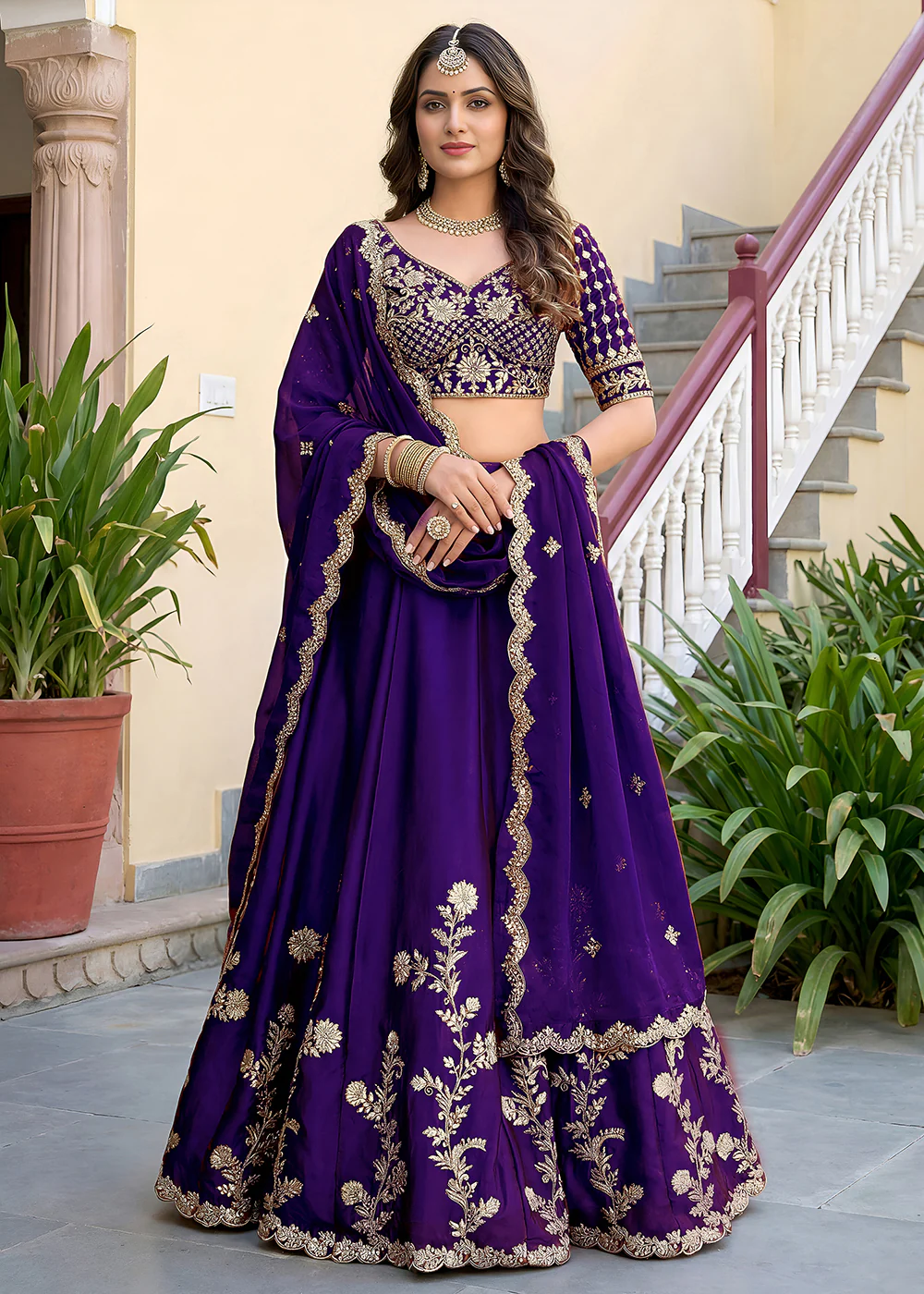 Blue Bridal Anarkali Suit in Australia & New Zealand